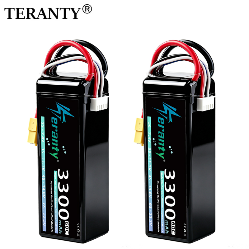 Drone Battery Plate - TERANTY 4S 3300mAh リポバッテリー 14.8V 60C