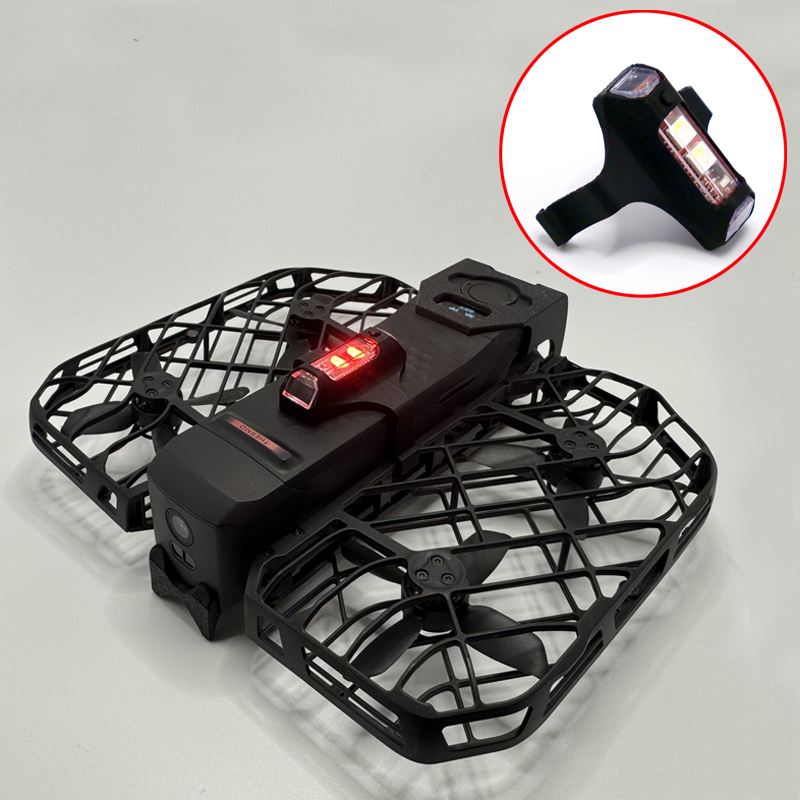 Drone Battery Alarm - 1 個ホバー X1 プロ/プロマックスナイトナビゲーションライト軽量ストロボ警告信号飛行サーチライト DIY パーツ