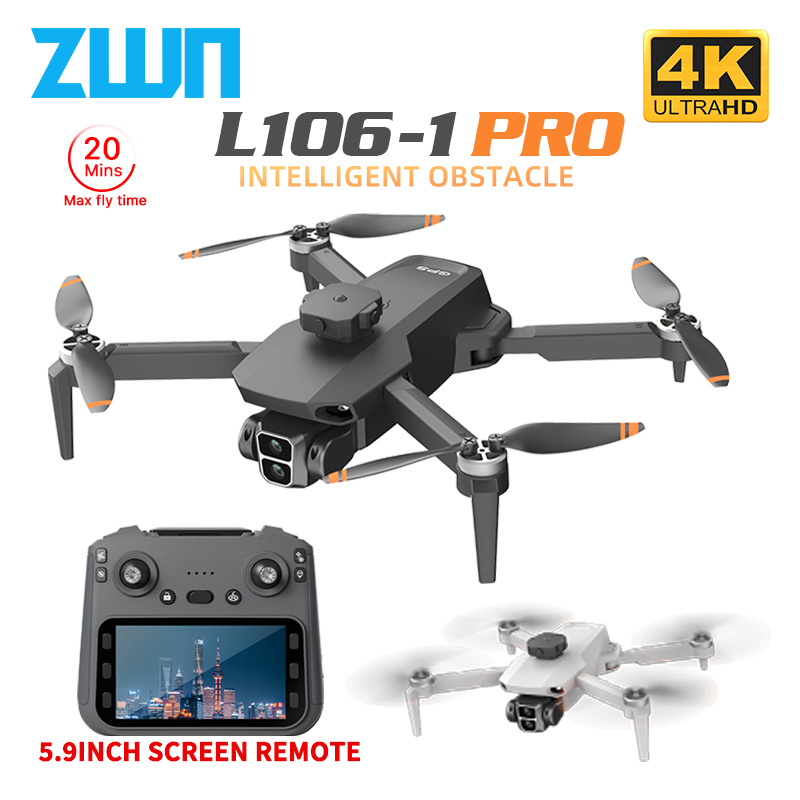 Drone Battery Case - L106-1PRO GPS プロフェッショナルドローン 4K HD カメラスクリーンリモート