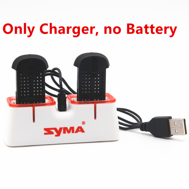 Drone Battery Plate - Syma X22 X22W ドローンバッテリー用デュアルUSB急速充電器 2in1充電ケース 過充電保護機能付き
