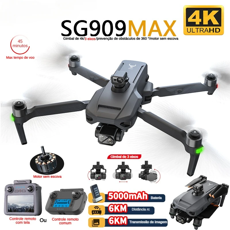Drone Battery Case - プロのドローン,4kカメラ,3軸ジンバル,5g,ZLL-SG909障害物回避,タッチスクリーン,fpv,ブラシレス,rc,zll,360