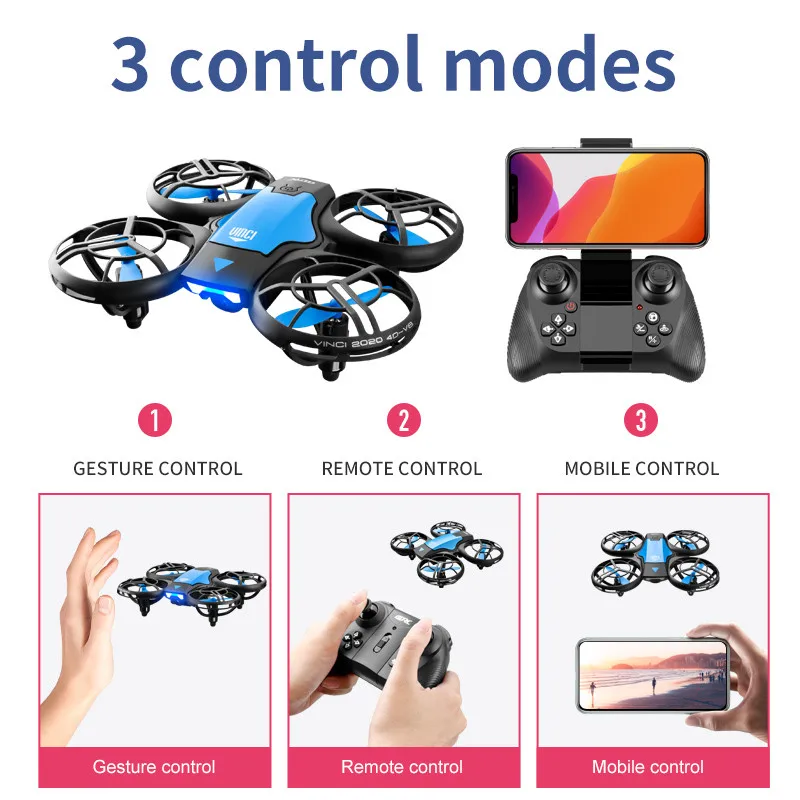 V8新型ミニドローン 4KプロフェッショナルHD 1080P - Drone Battery Box のレビューと価格
