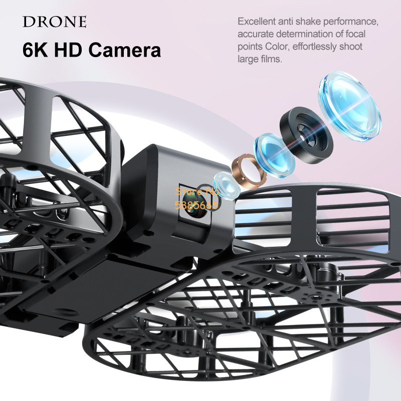 8K HD カメラ 360 °   保護オプティカルフローロ - Drone Battery Case のレビューと価格