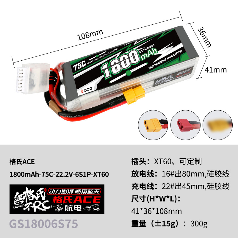 2個入り Gens ACE 22.2V リポバッテリー 14 - Drone Battery Lipo のレビューと価格