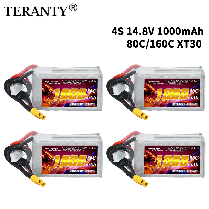TERANTY 4S 1000mAh 14.8V 80C/1 - Drone Battery Plate のレビューと価格