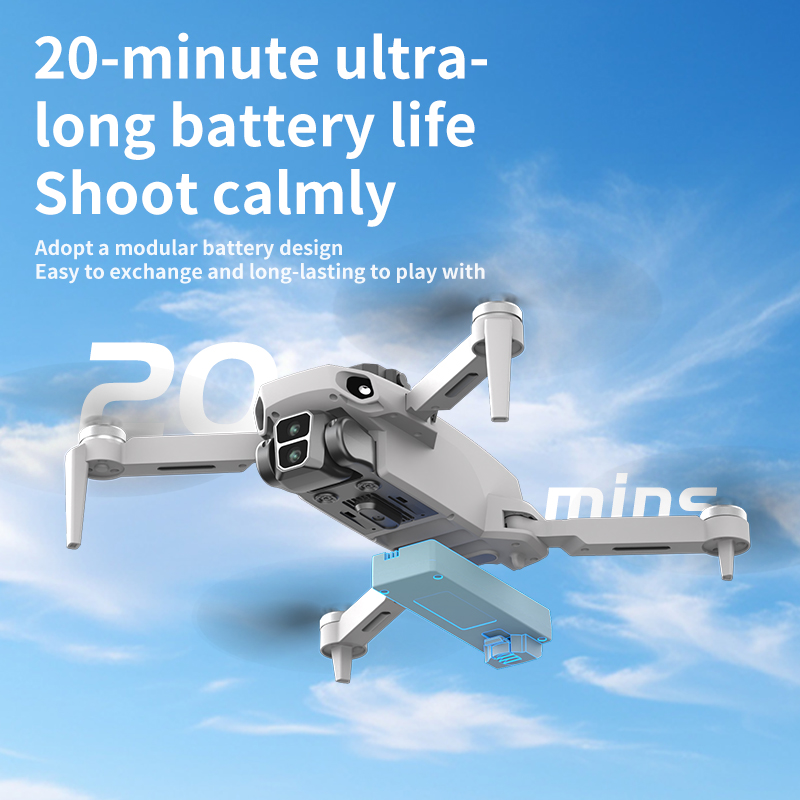 L106-1PRO GPS プロフェッショナルドローン 4K - Drone Battery Case のレビューと価格