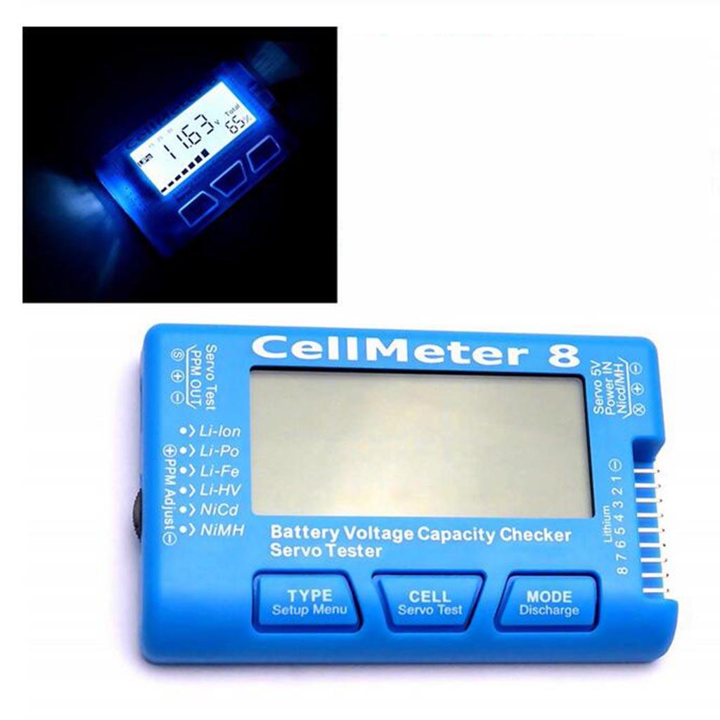 デジタルバッテリー電圧チェッカー、RCセルメーター、バッテリ - Drone Battery Voltage Checker のレビューと価格