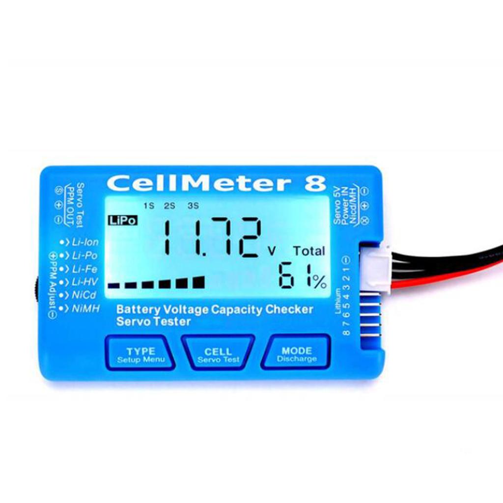デジタルバッテリー電圧チェッカー、RCセルメーター、バッテリ - Drone Battery Voltage Checker のレビューと価格