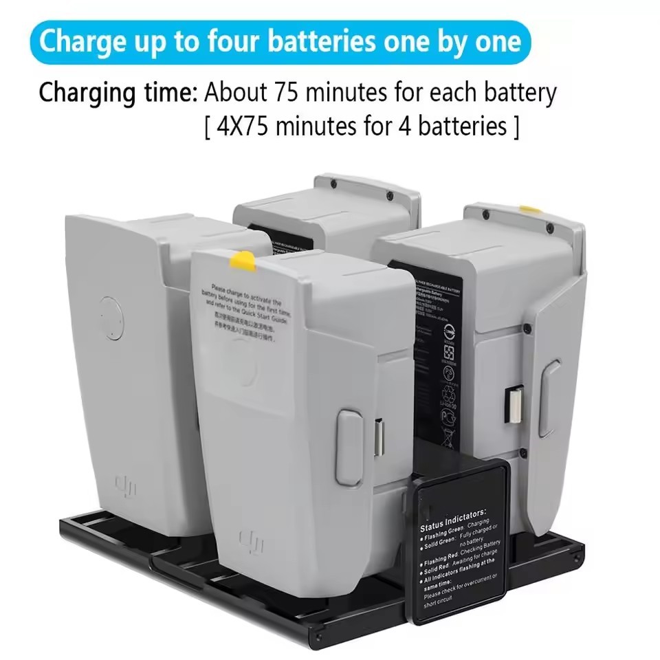 4 in 1 ポータブル折りたたみ充電ハブ Mavic Ai - Drone Battery Smart のレビューと価格
