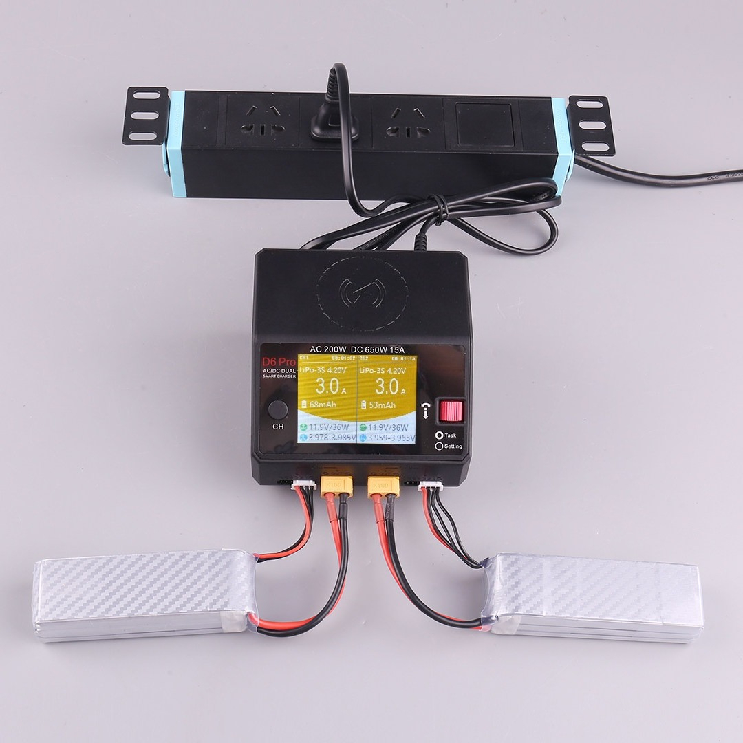 インテリジェントバランス充電器、模型航空機・自動車、模型船舶 - Drone Battery Charger のレビューと価格