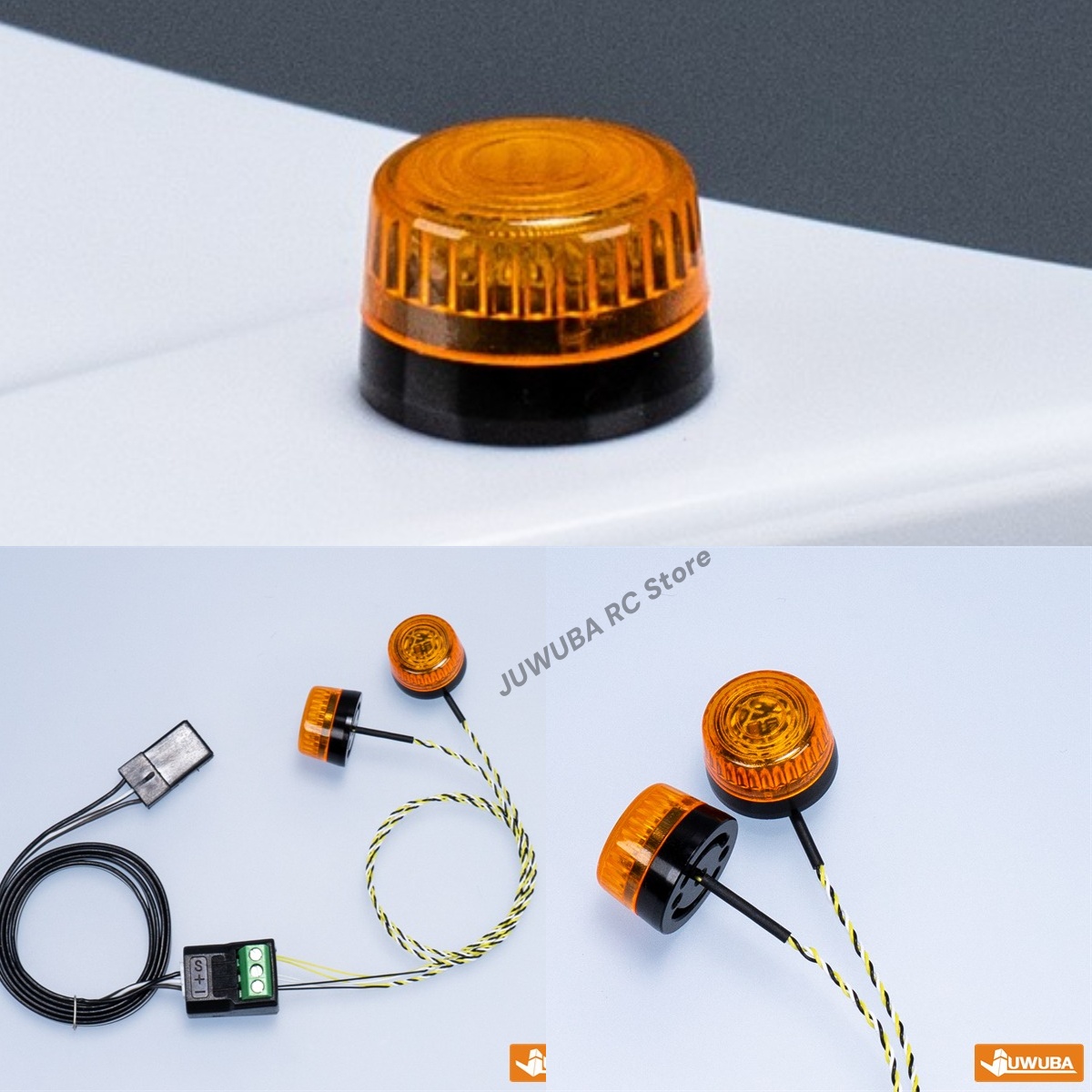 1/14 RC モデル LED 360 度回転ライト Rc  - Drone Battery Alarm のレビューと価格