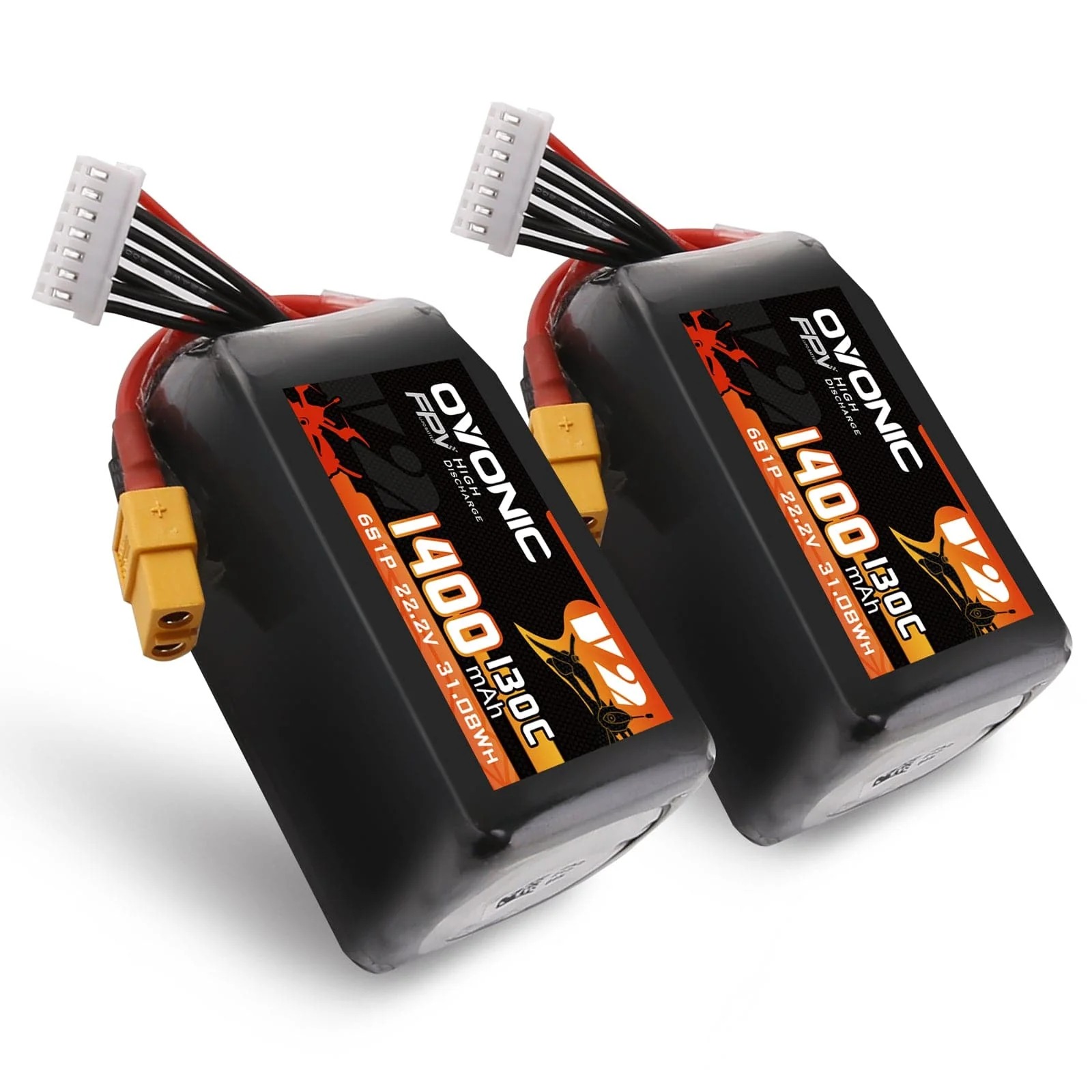 Ovonic 6S LiPoバッテリー 22.2V 1400 - Drone Battery Bag のレビューと価格